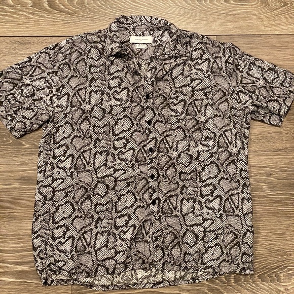 Snake Print Button Up - Picture 1 of 1